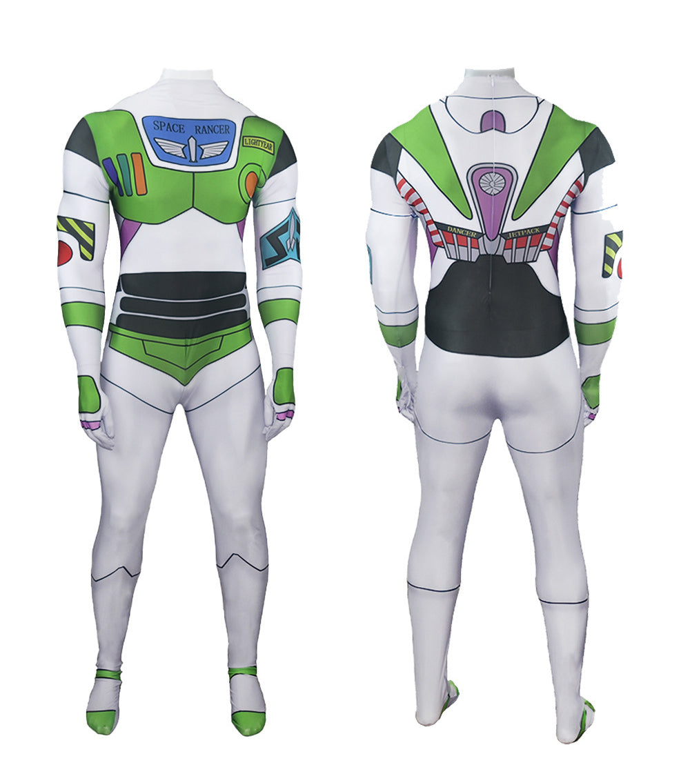 Buzz Lightyear Costume Jumpsuit Toy Story Halloween Cosplay Bodysuit Yicosplay