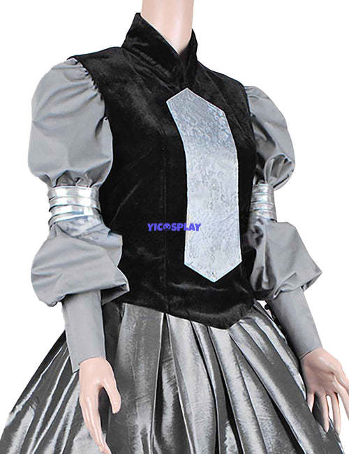 Padme Costume Star Wars Queen Amidala Black Cosplay Dress From Yicosplay