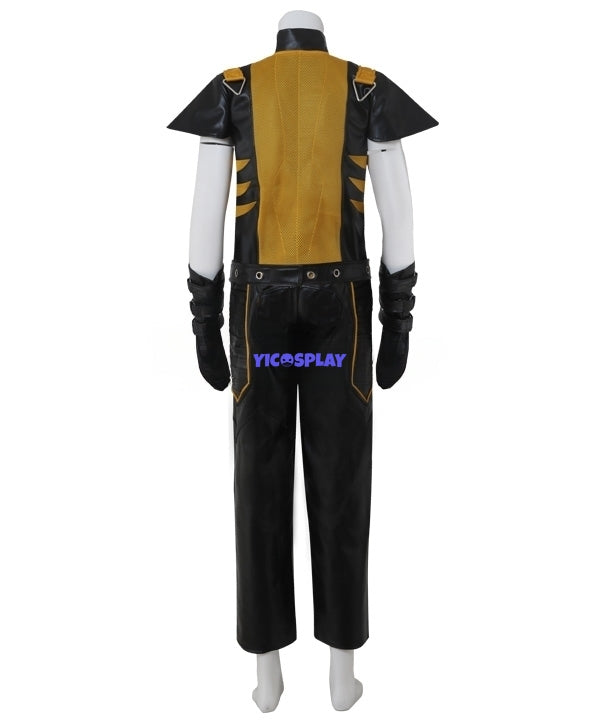 Wolverine Yellow and Brown Suit Cosplay Costume From Yicosplay