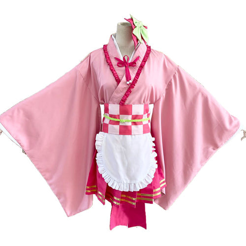 Demon Slayer: Kimetsu No Yaiba Kanao Tsuyuri Dress Kimono Cosplay Costume From Yicosplay