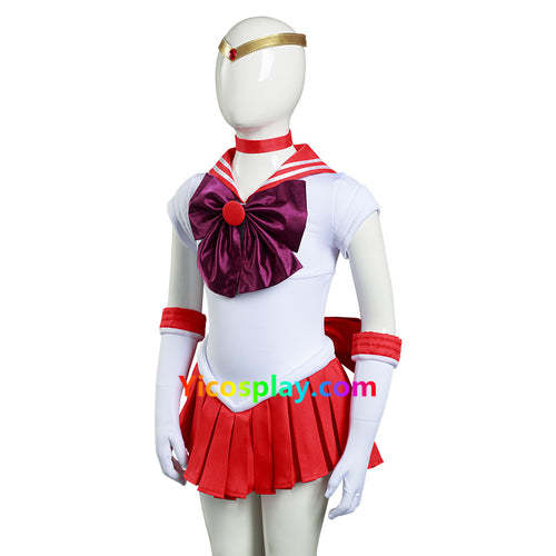 Sailor Moon Hino Rei Kids Children Girls Dress Outfits Halloween Suit Cosplay Costume From Yicosplay