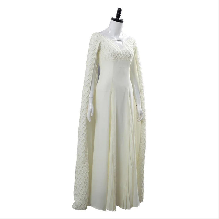 Daenerys Stormborn White Long Ball Gowns Cosplay Dress From Yicosplay