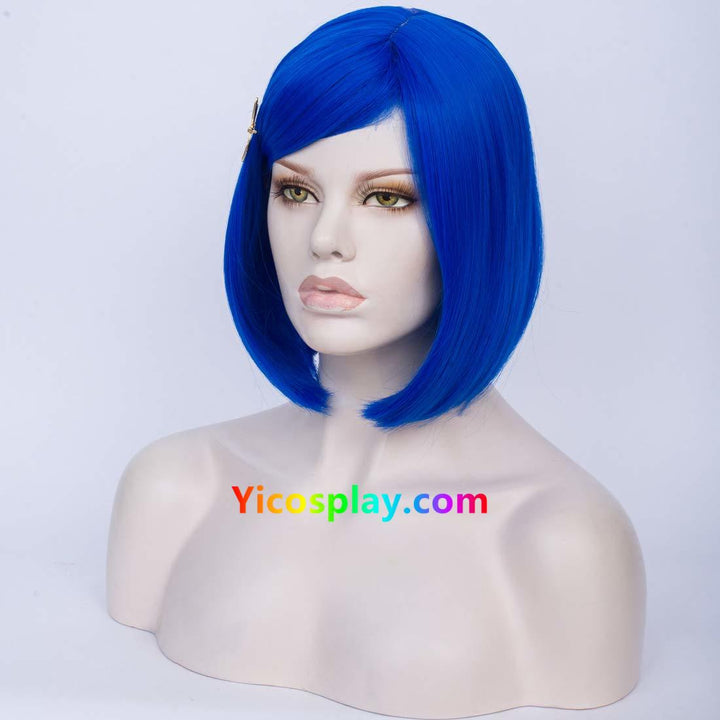 Blue Coraline Wig From Yicosplay