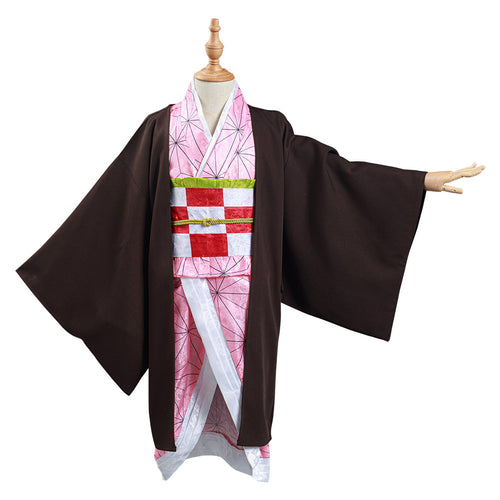 Kamado Nezuko Kids Kimono Cosplay Costume – Yicosplay