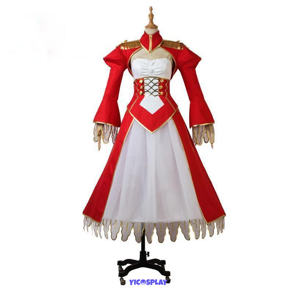 Fate /Grand Order Nero Claudius Caesar Augustus Germanicus Red Saber Cosplay Costume From Yicosplay