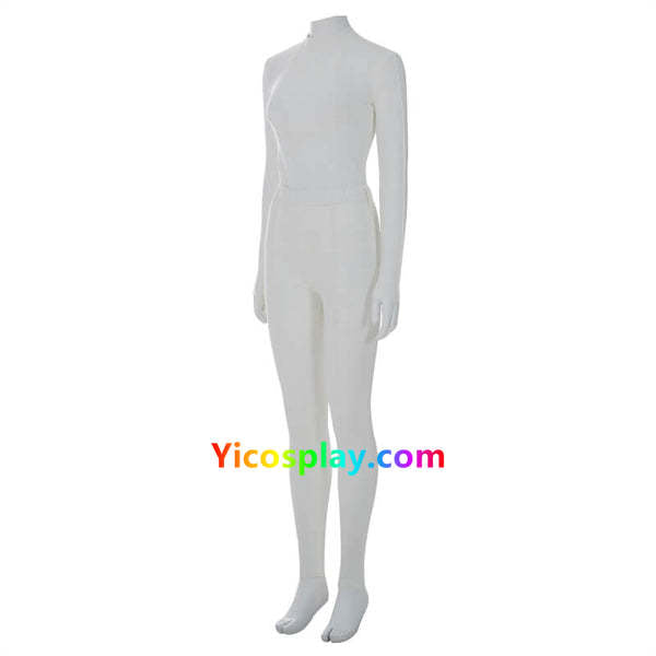 Padme Costume Amidala Clone Wars White Battle Outfit for Adults From Yicosplay