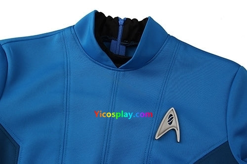 Star Trek Beyond Woman Uhura blue Cosplay Costume Jacket From Yicosplay