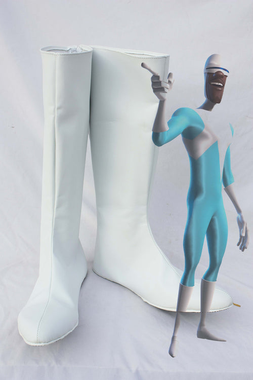 The Incredibles Frozone Cosplay Boots Shoes From Yicosplay