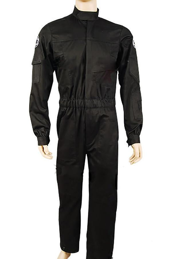 Star Wars Imperial Tie Fighter Pilot Black Flightsuit Uniform Cosplay Costume From Yicosplay