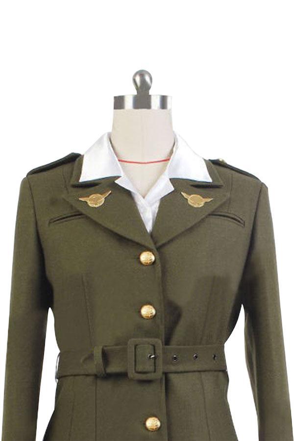 Agent Peggy Carter Military Cosplay Uniform Costume From Yicosplay