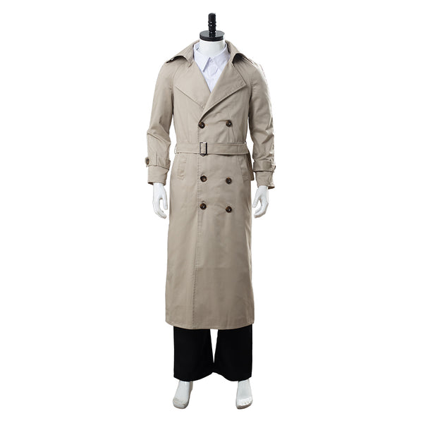 Castiel Twill Trench Coat Cosplay Costume From Yicosplay