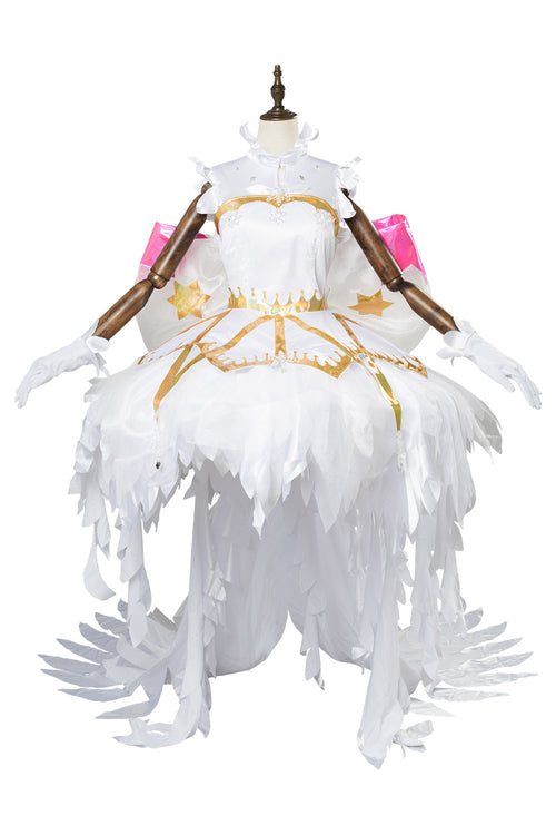 Clear Card Sakura Kinomoto Snow Angel fancy Dress Cosplay Costume From Yicosplay
