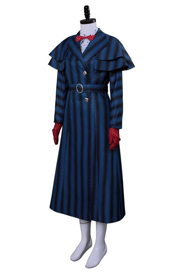 Mary Poppins Returns Women Blue Suit Cosplay Costume From Yicosplay