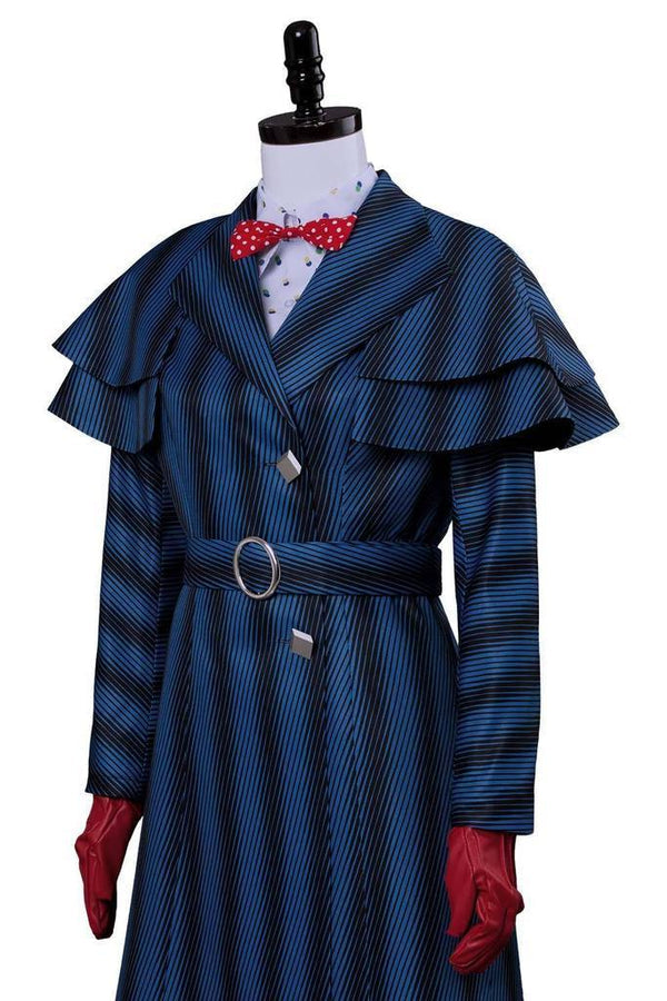 Mary Poppins Returns Women Blue Suit Cosplay Costume From Yicosplay