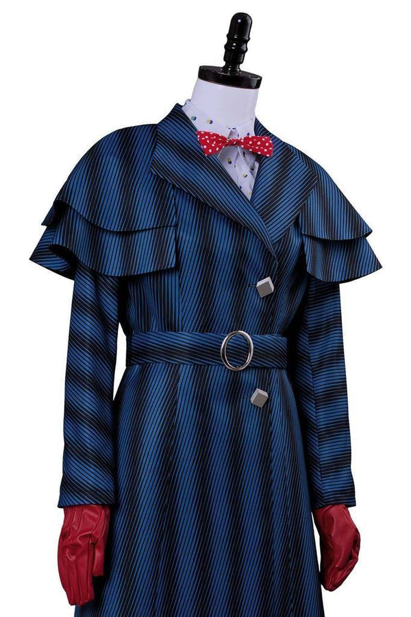 Mary Poppins Returns Women Blue Suit Cosplay Costume From Yicosplay