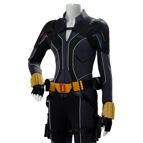 Black Widow Natasha Romanoff Jumpsuit Outfit Cosplay Costume From Yicosplay