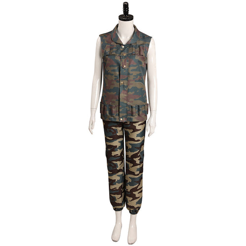 Stranger Things Season 4 - Robin Buckley Camouflage Cosplay Costume Outfits Halloween Carnival Suit From Yicosplay