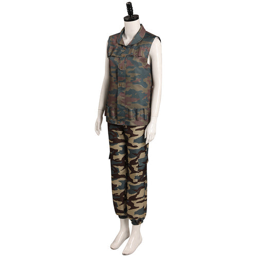 Stranger Things Season 4 - Robin Buckley Camouflage Cosplay Costume Outfits Halloween Carnival Suit From Yicosplay