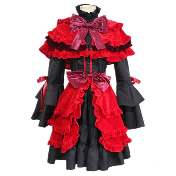 K Anna Kushina Gothic Lolita Red Dress Cosplay Costume From Yicosplay