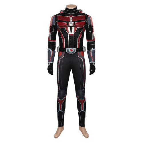 Ant-Man and the Wasp: Quantumania-Ant-Man Cosplay Costume Top Pants Gloves Halloween Carnival Disguise Suit From Yicosplay