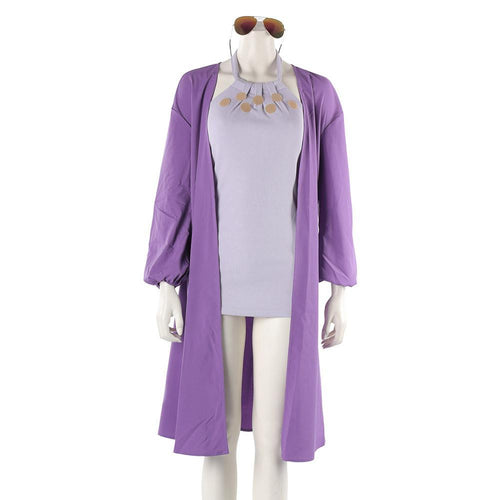 One Piece Nico Robin Stampede Purple Outfit Cosplay Costume From Yicosplay