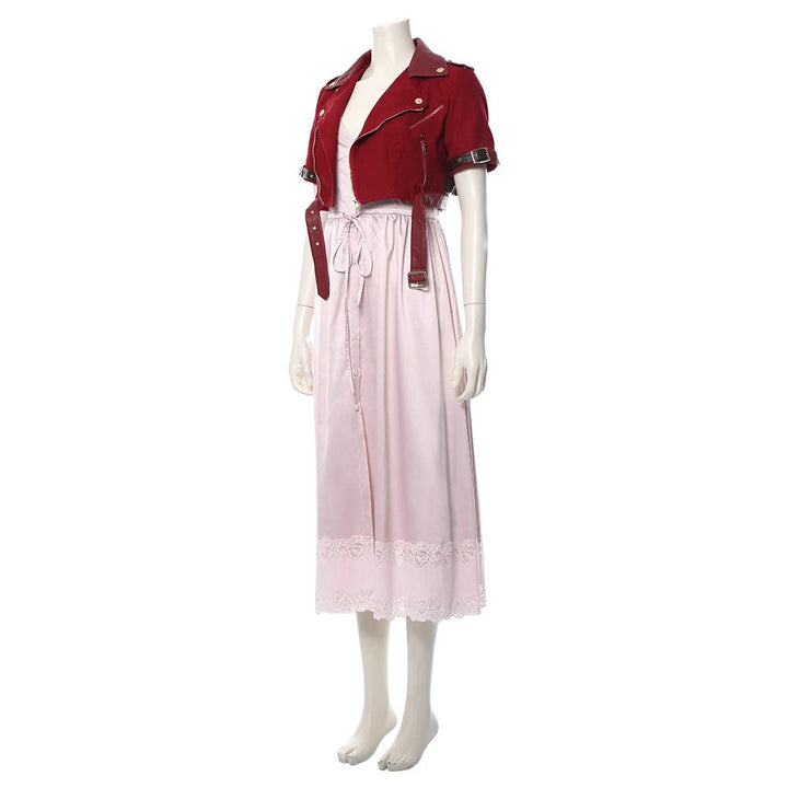 Final Fantasy VII Remake FF7 Aerith Gainsborough Cosplay Costume From Yicosplay