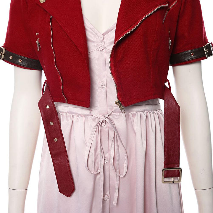 Final Fantasy VII Remake FF7 Aerith Gainsborough Cosplay Costume From Yicosplay