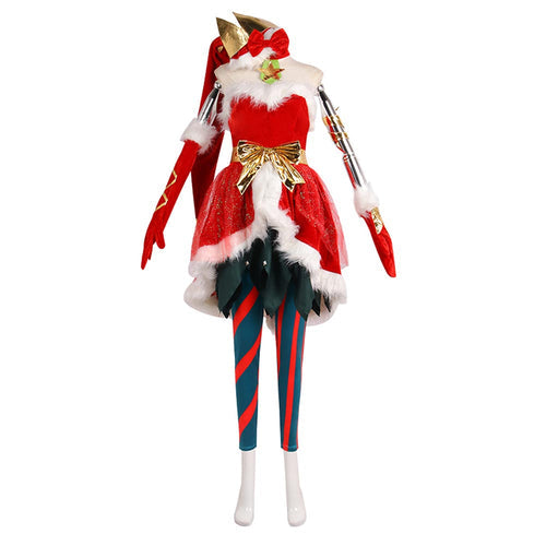 LOL Jinx Christmas Halloween Carnival Suit Cosplay Costume From Yicosplay