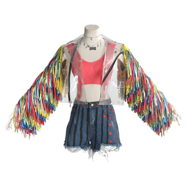 Harley Quinn Birds Of Prey Halloween Costume Jacket Adult From Yicosplay