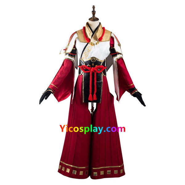 Monster Hunter Rise MH Rise Minoto/Hinoto Halloween Outfit Cosplay Costume From Yicosplay