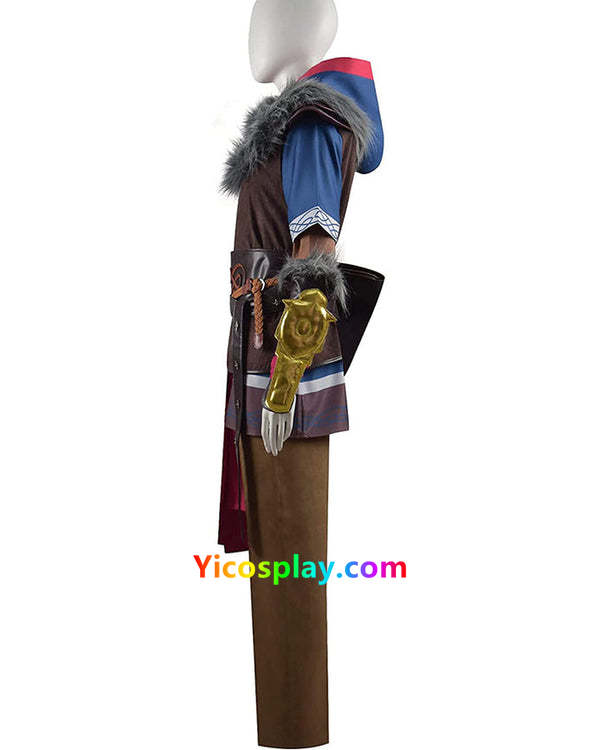 Assassin Creed Valhalla Eivor Outfits Halloween Cosplay Costume – Yicosplay