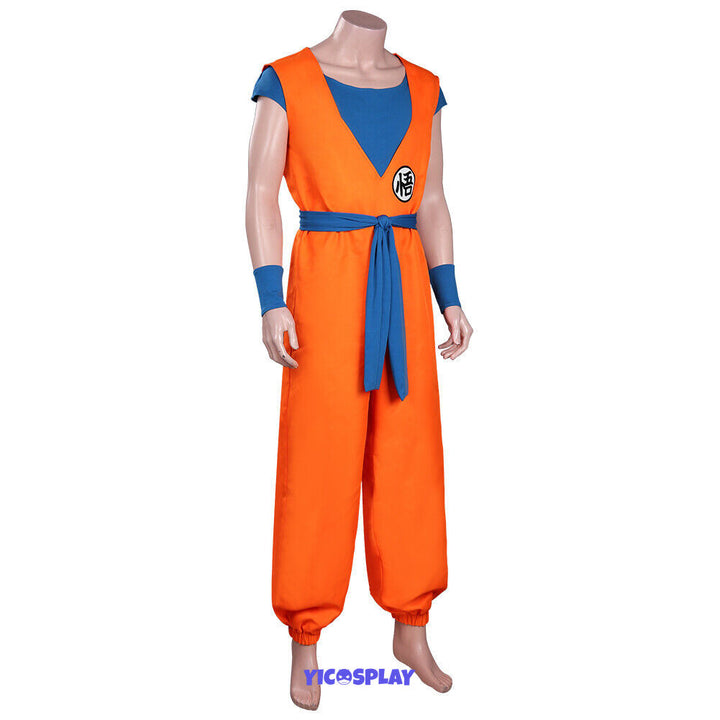 Super Saiyan Goku Blue Halloween Outfit Cosplay Costume From Yicosplay