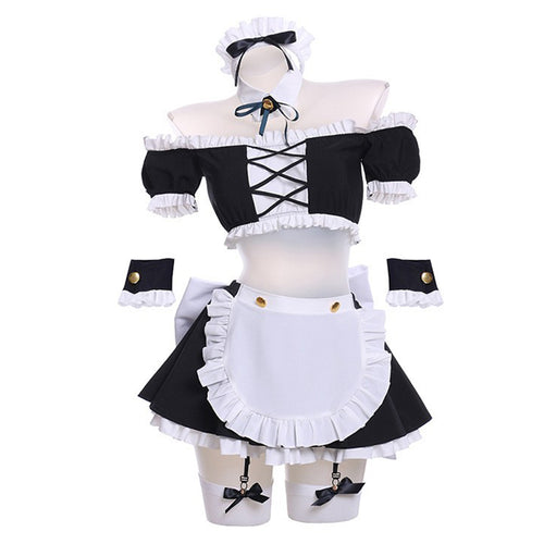 DATE A LIVE Nia Honjou Maid Dress Cosplay Costume From Yicosplay