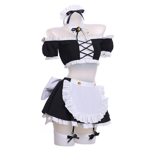 DATE A LIVE Nia Honjou Maid Dress Cosplay Costume From Yicosplay