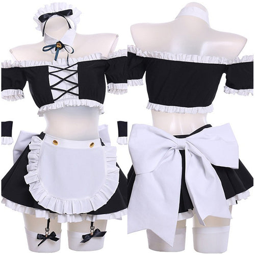 DATE A LIVE Nia Honjou Maid Dress Cosplay Costume From Yicosplay