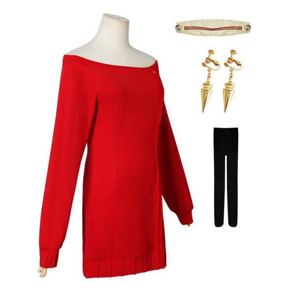 Yor Forger Red Outfit Cosplay Costume From Yicosplay