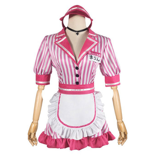 My Dress Up Darling Marin Kitagawa Pink Maid Halloween Costume Cosplay Dress From Yicosplay