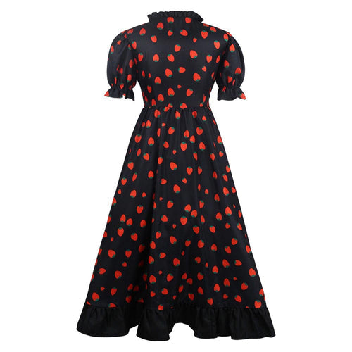 Spy X Family Anya Forger Strawberry Dress Cosplay Costume From Yicosplay