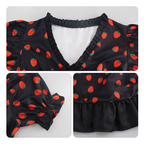 Spy X Family Anya Forger Strawberry Dress Cosplay Costume From Yicosplay