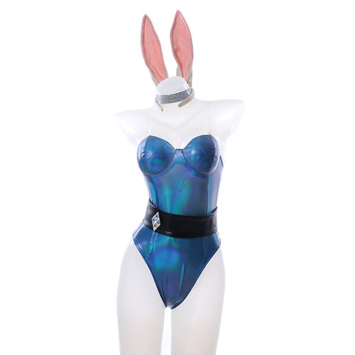 LOL KDA Groups Fox Ahri The Nine-Tailed Fox Bunny Girl Jumpsuit Outfits Halloween Carnival Suit Cosplay Costume From Yicosplay