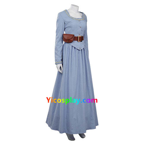 Westworld Dolores Abernathy Blue Vintage Dress Cosplay Costume From Yicosplay