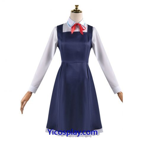 Anya Forger Blue Dress Spy X Family Costume From Yicosplay