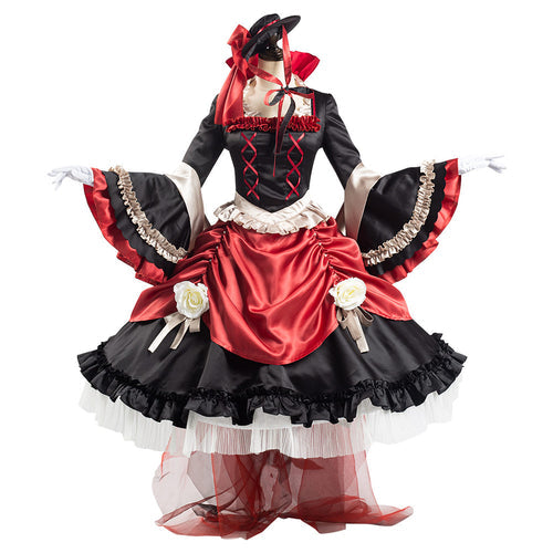 Identity V Bloody Queen Mary Satin Dress Cosplay Costume From Yicosplay