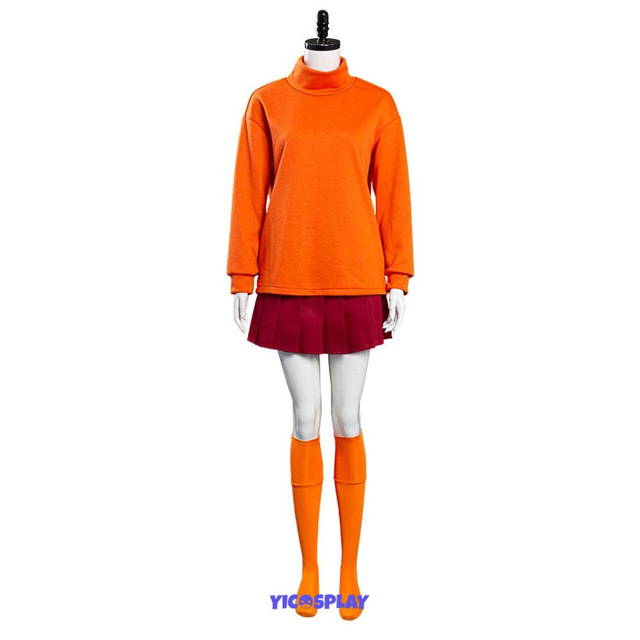 Velma Costume Adult Scooby-Doo Velma Dinkley Costume From Yicosplay