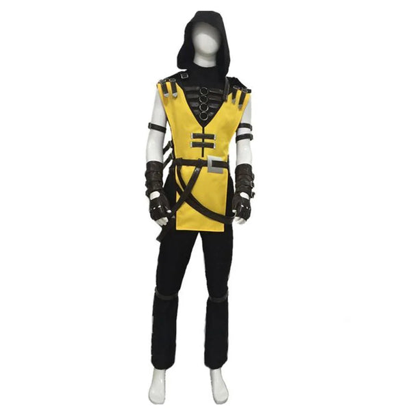 Game Mortal Kombat 11 Scorpion Hanzo Hasashi Male Cosplay Costume From Yicosplay