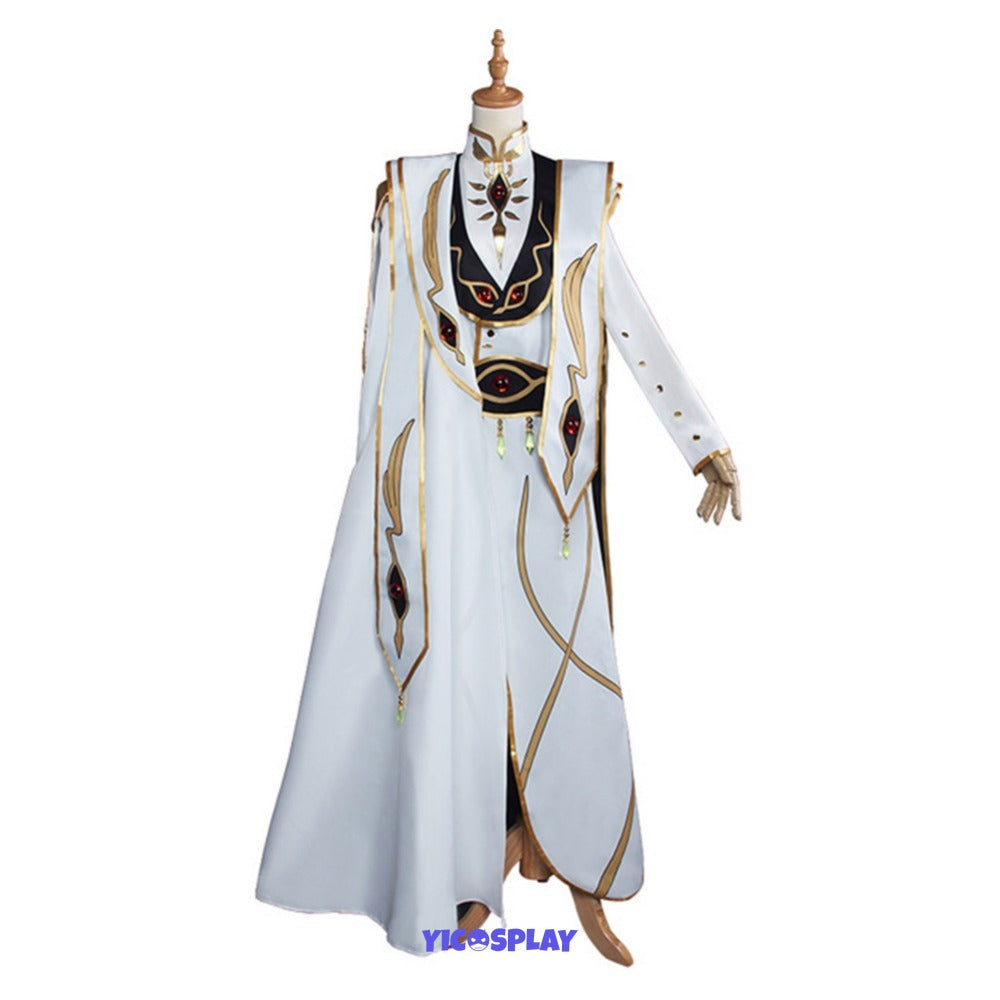 Lelouch White Outfit Code Geass Cosplay Costumes Yicosplay 