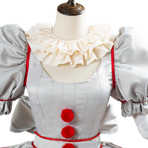 Pennywise Female Cosplay Costumes for Halloween The Clown Dresses From Yicosplay