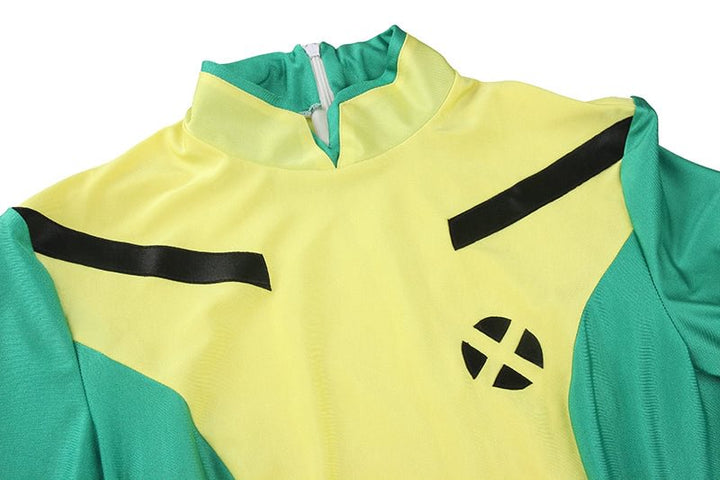 X Men Rogue Green And Yellow Halloween Outfit Cosplay Costume From Yicosplay