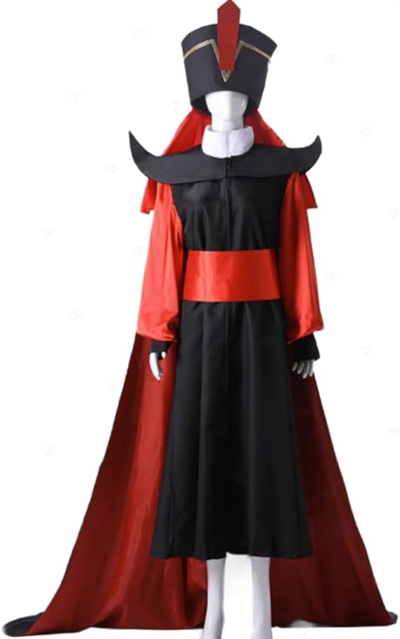 Adults Jafar Aladdin Costume Halloween Outfit From Yicosplay