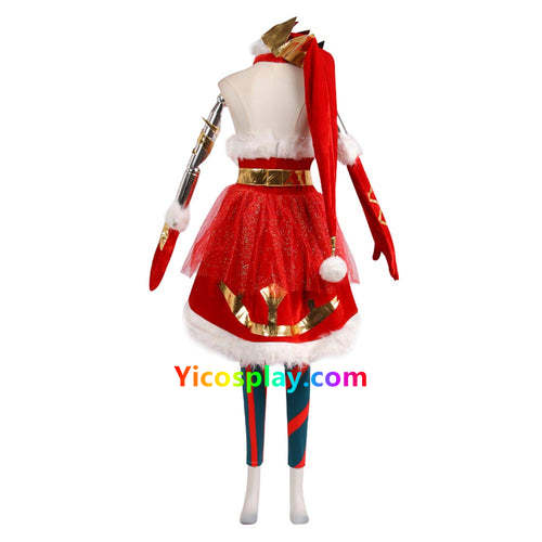 LOL Jinx Christmas Halloween Carnival Suit Cosplay Costume From Yicosplay